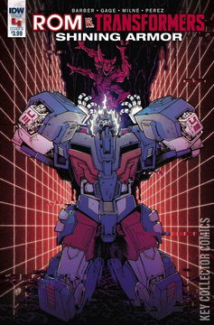 Variant Cover for ROM vs. Transformers: Shining Armor #4