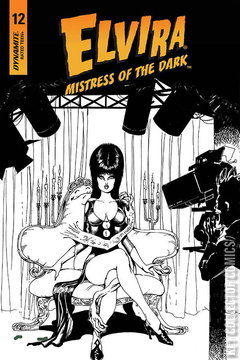 Variant Cover for Elvira: Mistress of the Dark #12