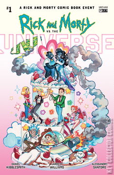 Variant Cover for Rick and Morty vs. the Universe #1