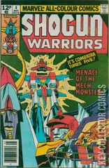 Cover for Shogun Warriors #4