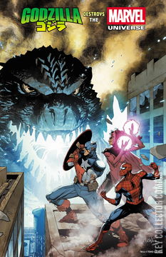 Variant Cover for Godzilla Destroys the Marvel Universe #1