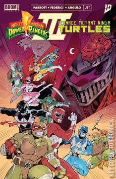 Variant Cover for Mighty Morphin Power Rangers / Teenage Mutant Ninja Turtles #1