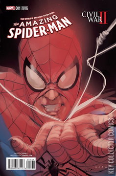 Variant Cover for Civil War II: Amazing Spider-Man #1