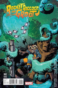 Variant Cover for Rocket Raccoon and Groot #2