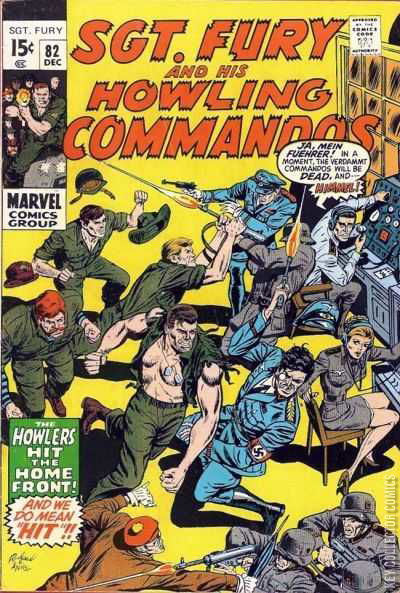 Cover art for Sgt. Fury and His Howling Commandos #82