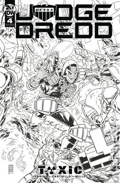 Variant Cover for Judge Dredd: Toxic #4