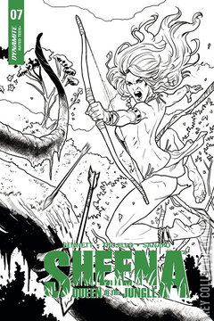 Variant Cover for Sheena, Queen of the Jungle #7