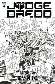 Variant Cover for Judge Dredd: Toxic #2