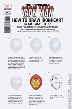 Variant Cover for Iron Man #593