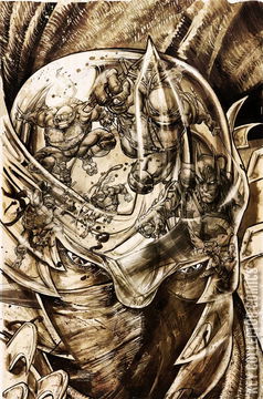 Variant Cover for Batman / Teenage Mutant Ninja Turtles #3