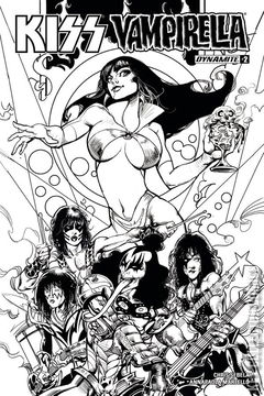 Variant Cover for KISS / Vampirella #2