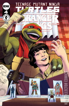 Variant Cover for Teenage Mutant Ninja Turtles / Stranger Things #4