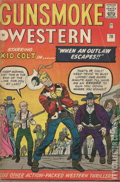 Variant Cover for Gunsmoke Western #70
