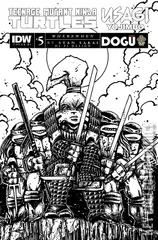 Variant Cover for Teenage Mutant Ninja Turtles / Usagi Yojimbo: WhereWhen #5
