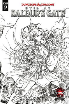 Variant Cover for Dungeons & Dragons: Evil at Baldur’s Gate #3