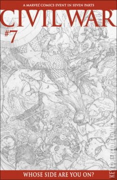 Variant Cover for Civil War #7