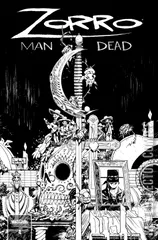 Variant Cover for Zorro: Man of the Dead #4