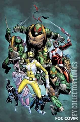 Variant Cover for Mighty Morphin Power Rangers / Teenage Mutant Ninja Turtles #2