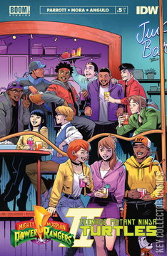 Variant Cover for Mighty Morphin Power Rangers / Teenage Mutant Ninja Turtles #5