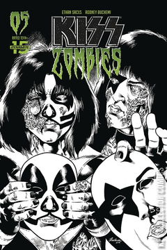 Variant Cover for KISS / Zombies #5