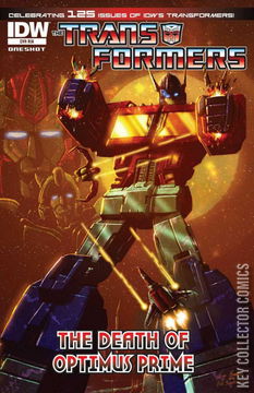 Variant Cover for Transformers: The Death of Optimus Prime #1