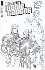 Variant Cover for Noble Causes #25