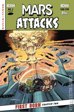 Variant Cover for Mars Attacks: First Born #2