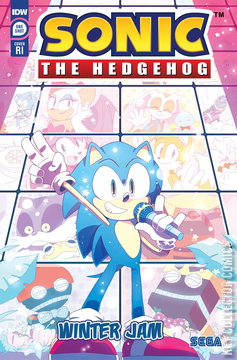 Variant Cover for Sonic the Hedgehog: Winter Jam #1
