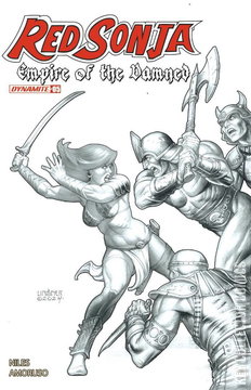 Variant Cover for Red Sonja: Empire of the Damned #5