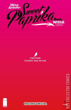 Variant Cover for Sweet Paprika: Black, White & Pink Holiday  #1
