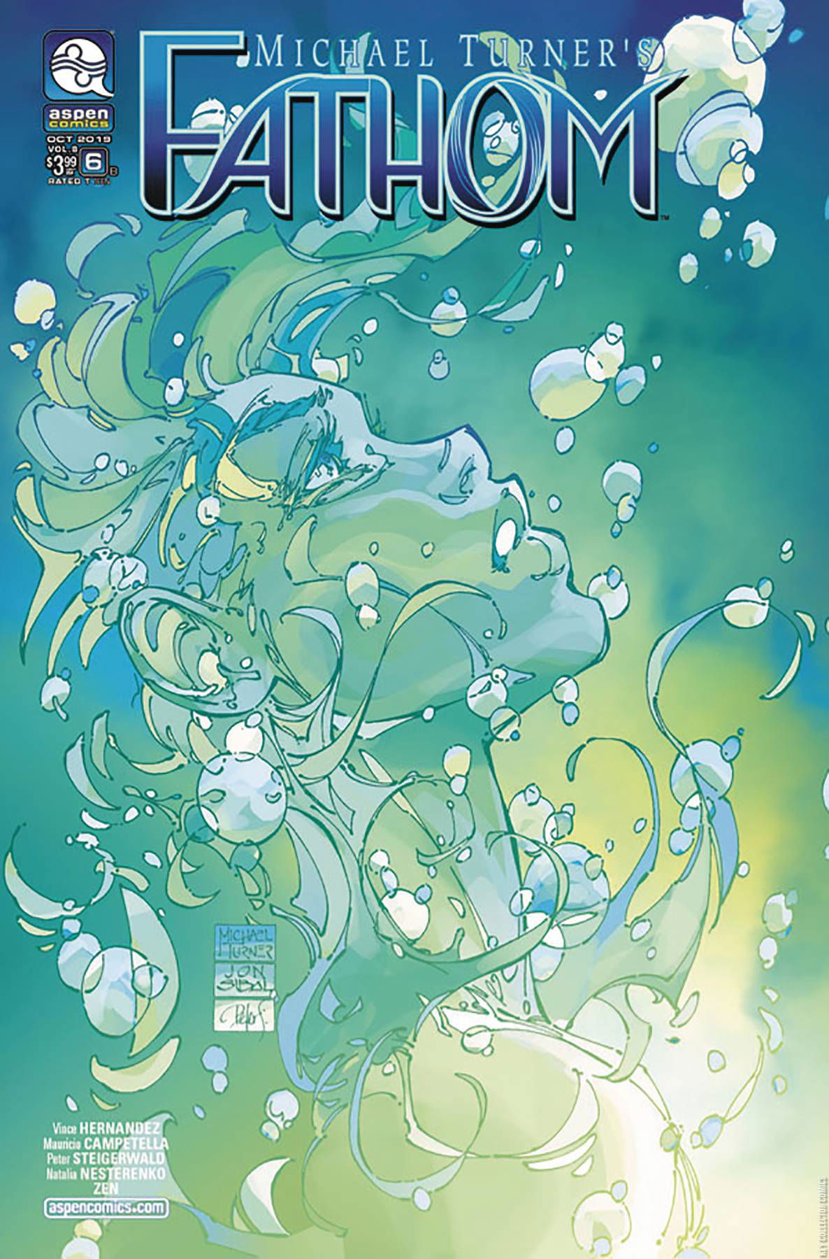 Variant Cover for Fathom #6