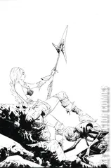 Variant Cover for Red Sonja Attacks Mars #4