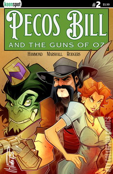 Variant Cover for Pecos Bill and the Guns of Oz #2