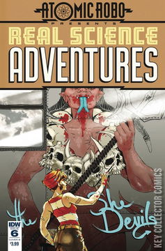 Variant Cover for Atomic Robo Presents Real Science Adventures: Flying She-Devils #6