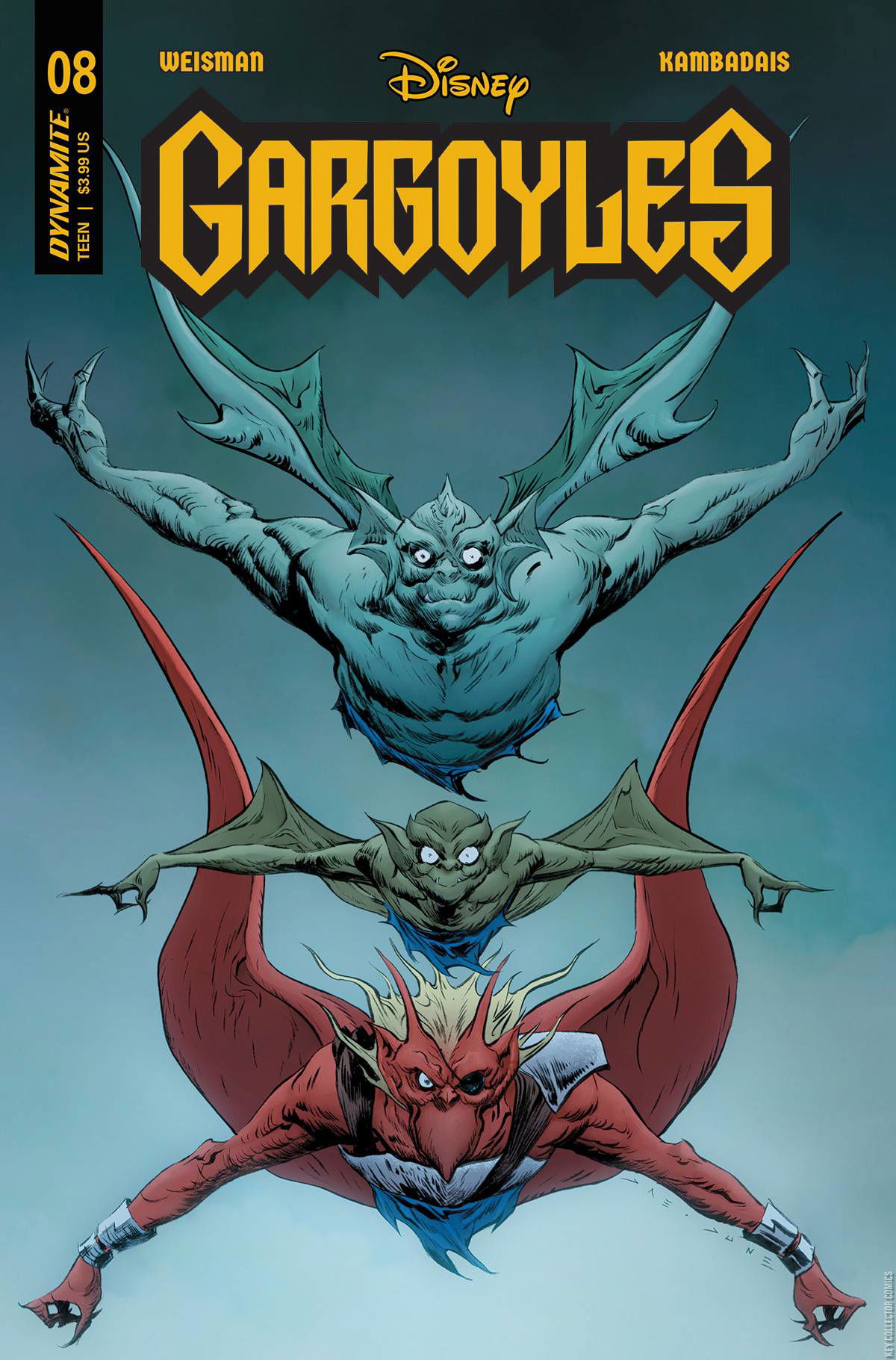 Cover art for Gargoyles #8 