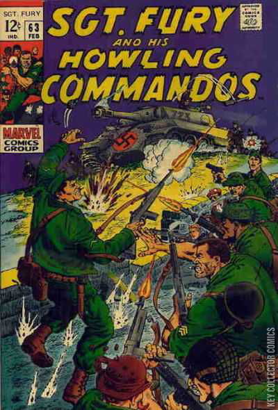 Cover art for Sgt. Fury and His Howling Commandos #63