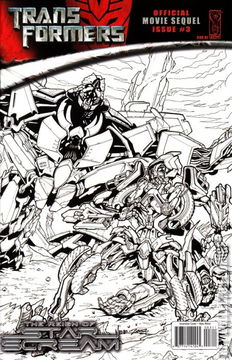 Variant Cover for Transformers Movie Sequel: The Reign of Starscream #3