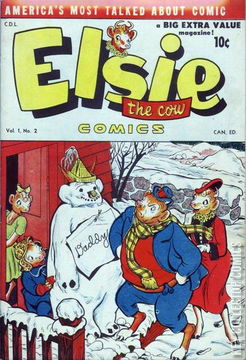 Variant Cover for Elsie the Cow Comics #2