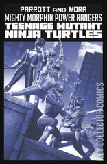 Cover for Mighty Morphin Power Rangers / Teenage Mutant Ninja Turtles Black & White Edition #1