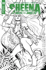 Variant Cover for Sheena, Queen of the Jungle #8