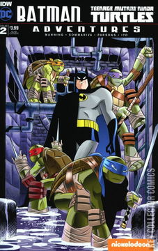 Variant Cover for Batman / Teenage Mutant Ninja Turtles Adventures #2