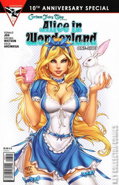 Variant Cover for Grimm Fairy Tales Presents: Alice in Wonderland One-Shot #1