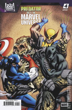 Variant Cover for Predator Kills the Marvel Universe #4