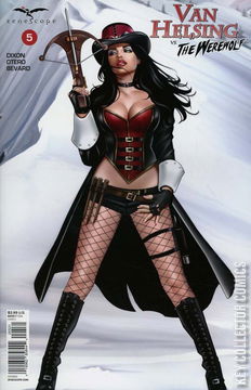 Variant Cover for Van Helsing vs. The Werewolf #5