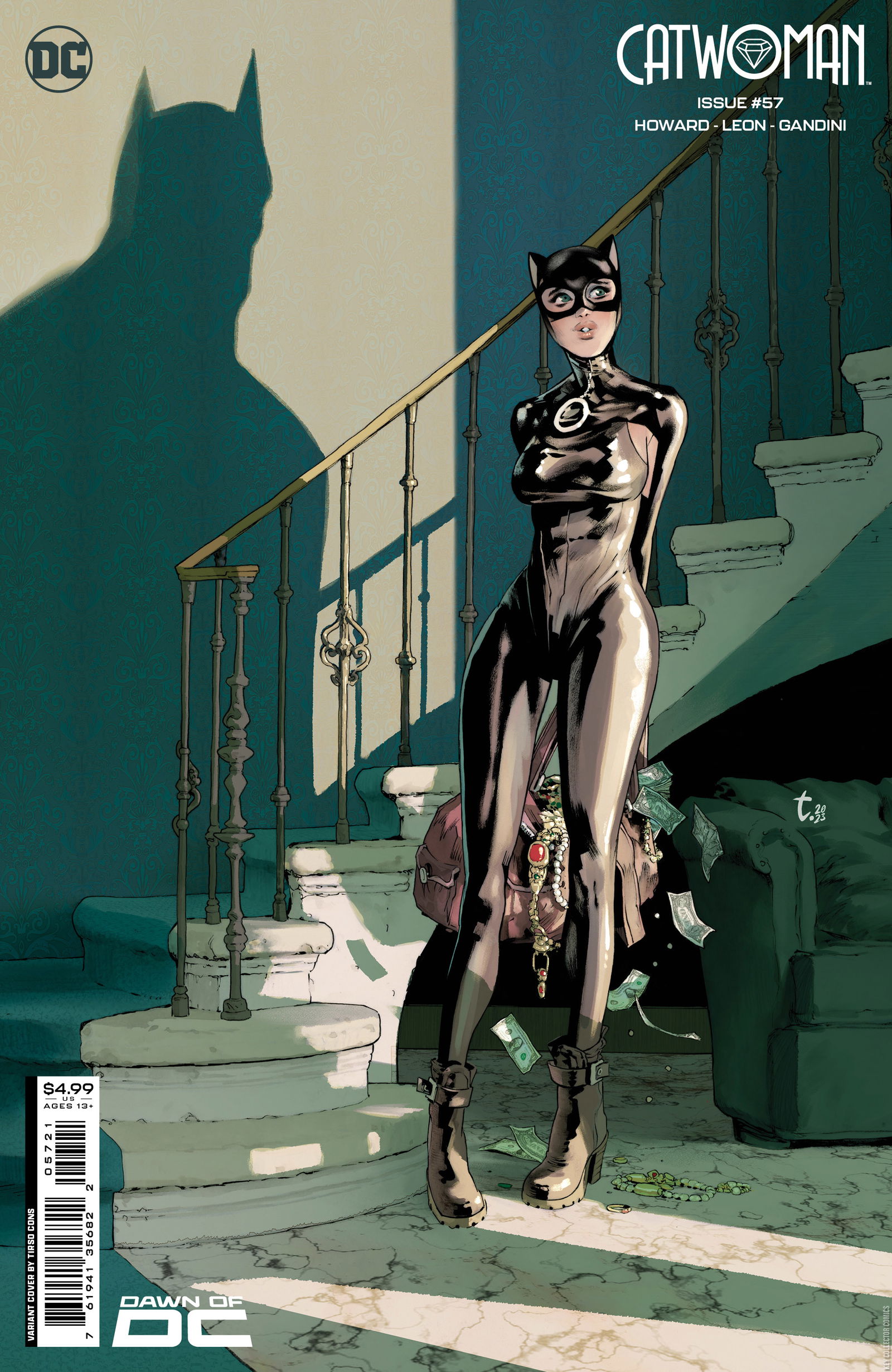 Variant Cover for Catwoman #57