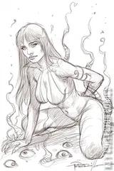 Variant Cover for Vampirella #17