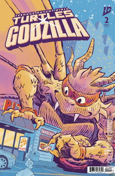 Variant Cover for Teenage Mutant Ninja Turtles x Godzilla #2