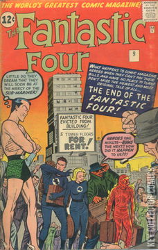 Variant Cover for Fantastic Four #9