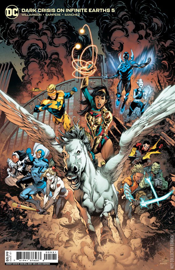 Variant Cover for Dark Crisis On Infinite Earths #5