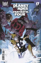 Variant Cover for Planet of the Apes Versus Fantastic Four #1